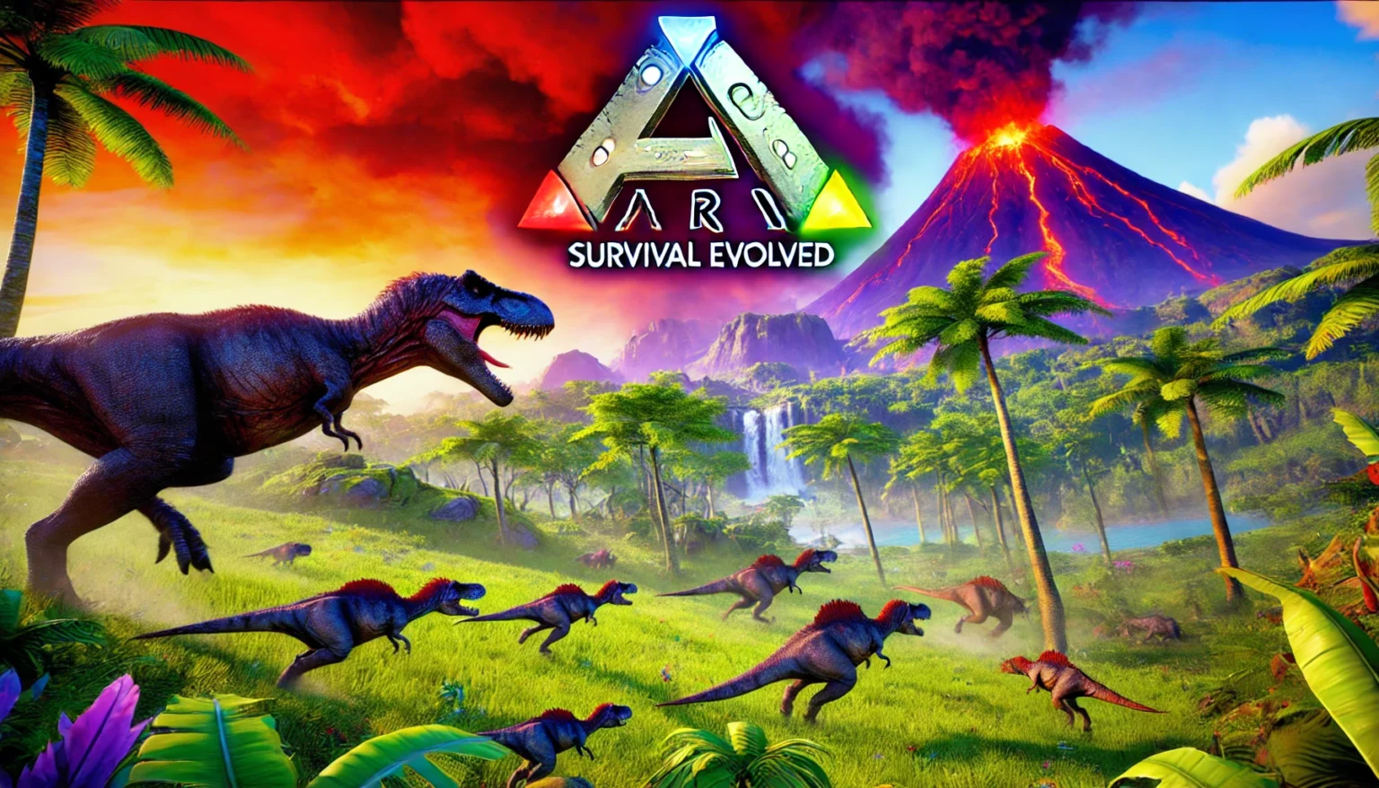 ark: survival evolved (2017) game icons banners